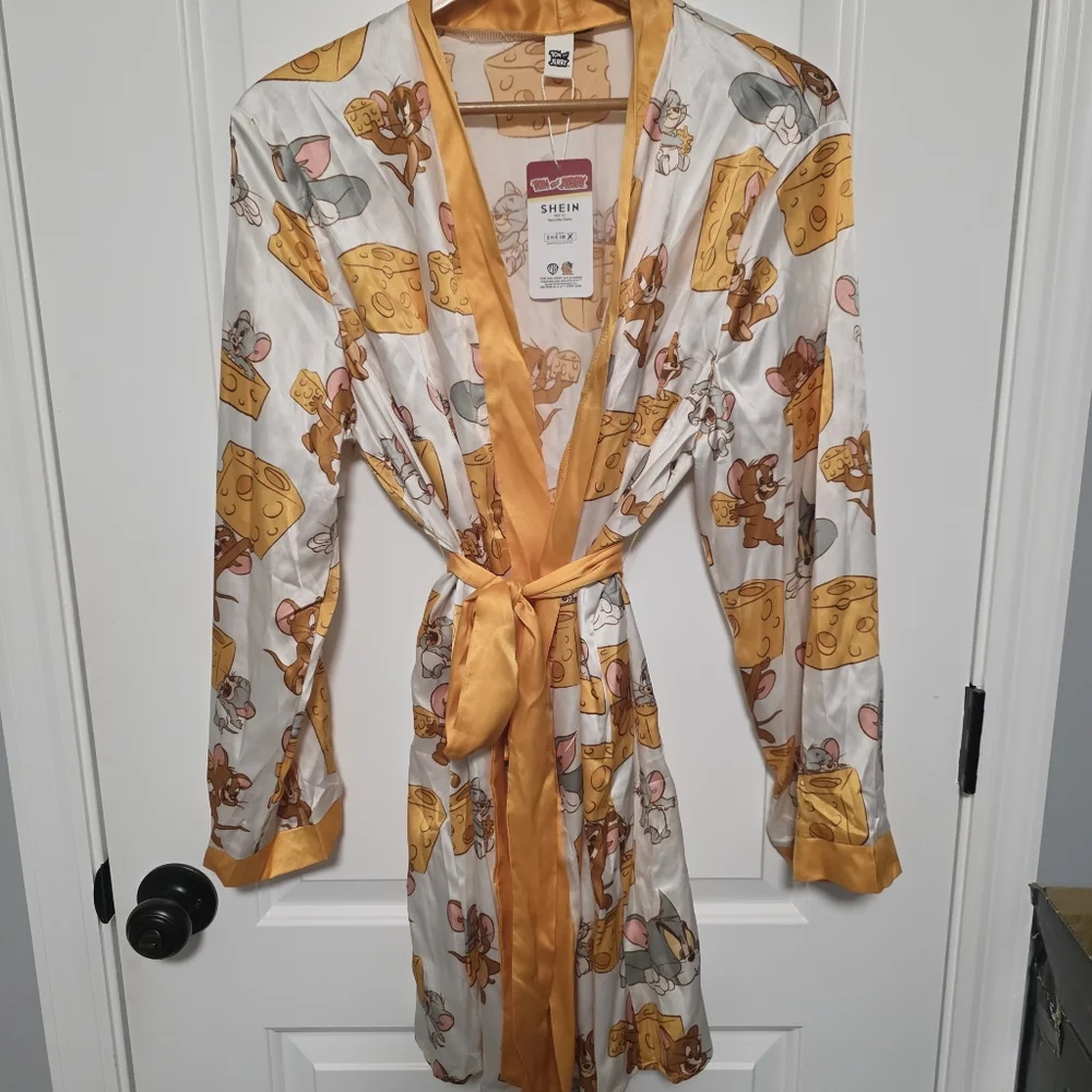 Shein Tom And Jerry Robe And Slipper Set Robe XL Slippers EU 42